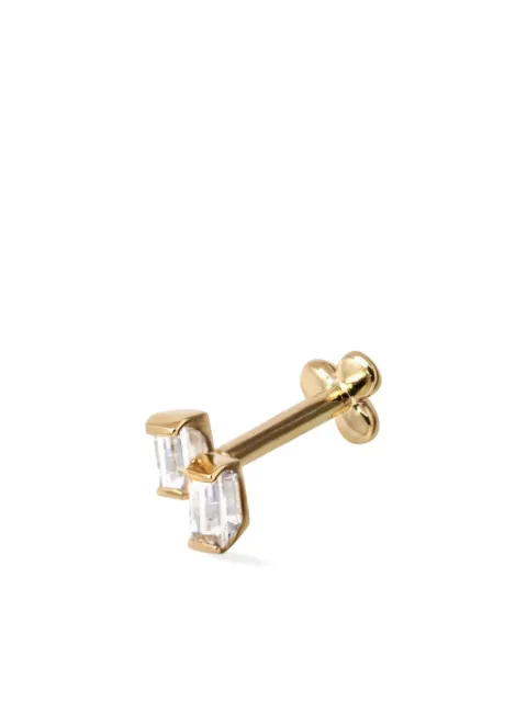 Lark & Berry 14kt yellow gold Omnis sapphire earring Gold LBP1907WS