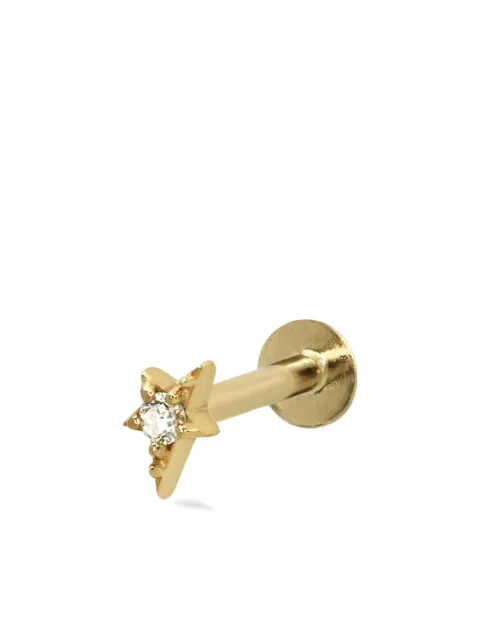 Lark & Berry 14kt yellow gold Shooting Star diamond stud earring Gold LBP22013L