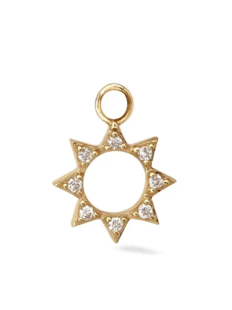 Lark & Berry 9kt yellow gold Summer Sun diamond charm Gold LBC036