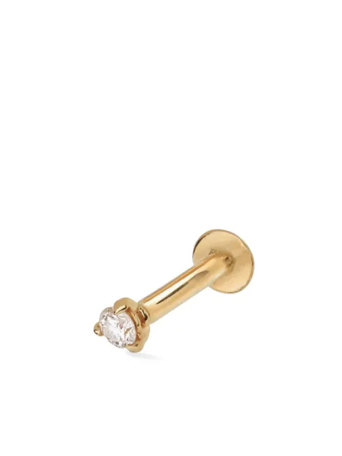 Lark & Berry 14kt yellow gold Modernist diamond earring Gold LBDJ077