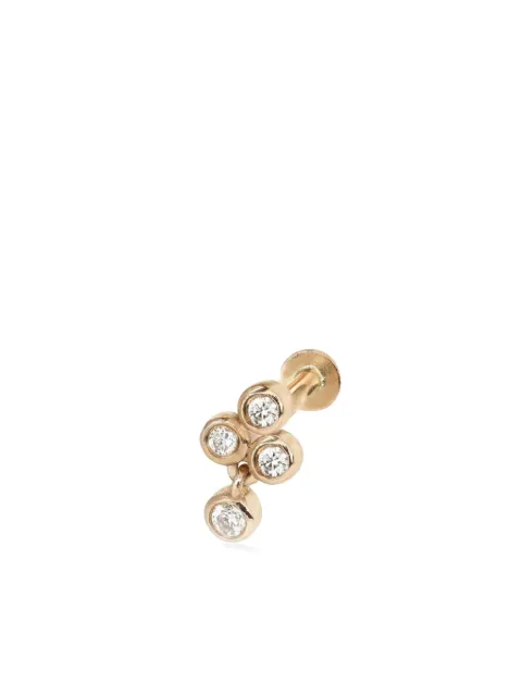 Lark & Berry 14kt yellow gold Trip diamond earring Gold LBDJ076