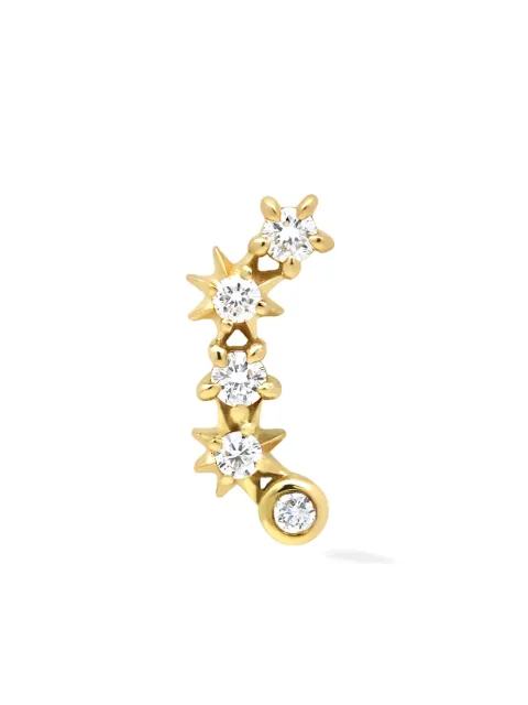 Lark & Berry 14kt yellow gold Star Cluster diamond stud earring Gold LB22003