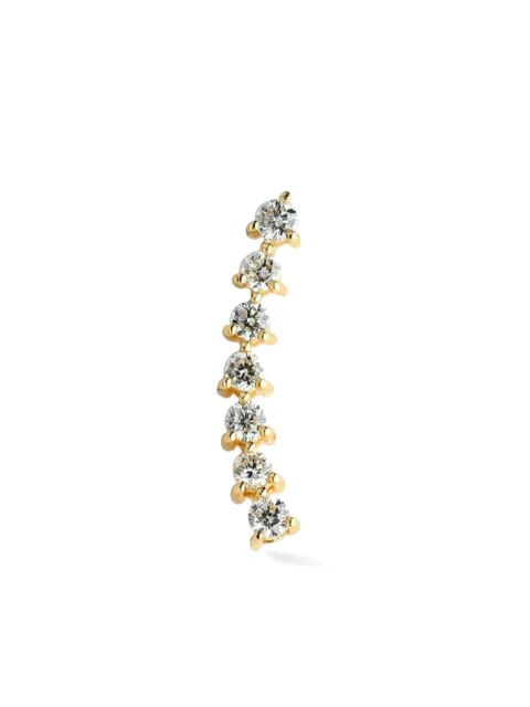 Lark & Berry 14kt yellow gold Modernist Linear diamond earring Gold LBDJ117
