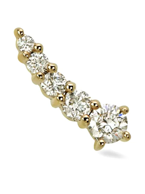 Lark & Berry 14kt yellow gold Shooting Star diamond stud earring Gold LBP22017R