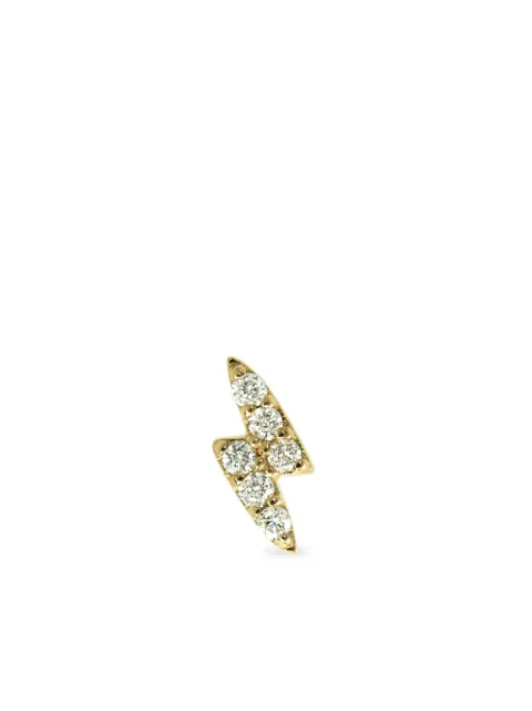 Lark & Berry 14kt yellow gold Lightning Strike diamond stud earring Gold LBP22014L