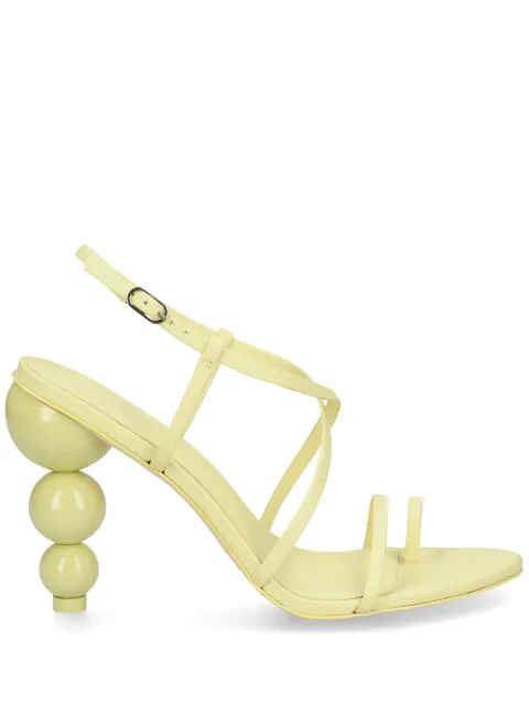 Cult Gaia Robyn 95mm sculptural-heel sandals Yellow SD3088NP