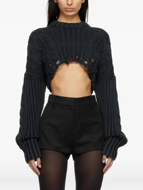 Han Kjøbenhavn distressed-effect jumper Black 133416