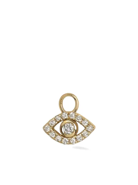 Lark & Berry 9kt yellow gold Entrancing Eye diamond charm Gold LBC031
