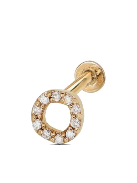 Lark & Berry 14kt yellow gold Halo diamond earring Gold LBDJ095