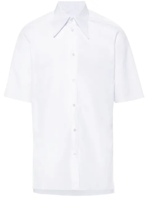 Maison Margiela poplin short-sleeved shirt White S67DR0009S43001