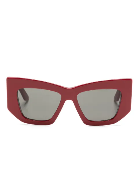 Alexander McQueen Eyewear oversize-frame sunglasses Red AM0448S