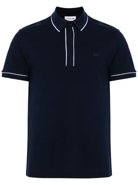 Lacoste contrast-trim polo shirt Blue PH818400