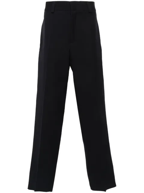 Jil Sander tapered wool trousers Blue J23KA0003J40002