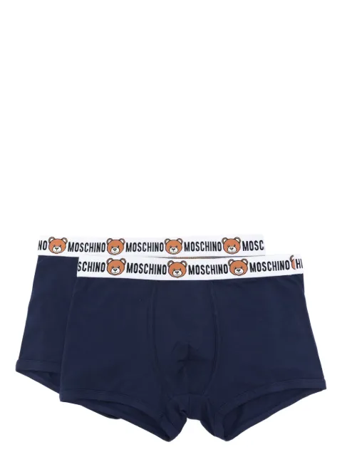 Moschino Teddy Bear-motif boxers (pack of two) Blue A13874402