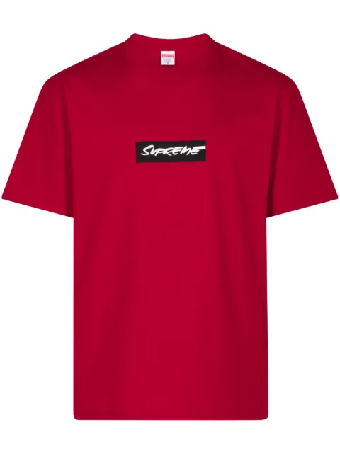 Supreme Futura text-print T-shirt Red SU234