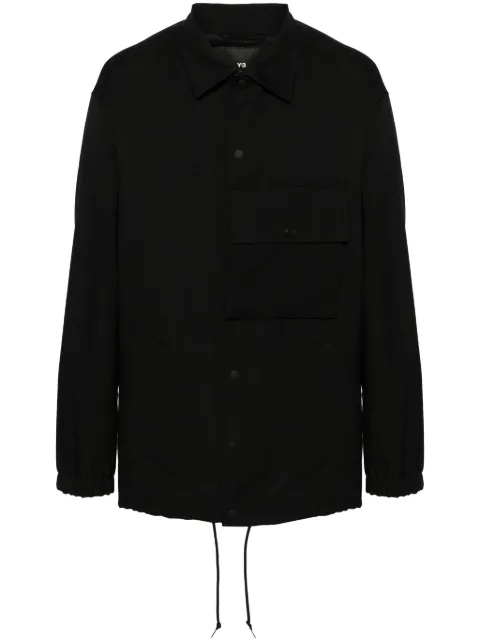 Y-3 Sport Uniform Coach shirt jacket Black IN8703