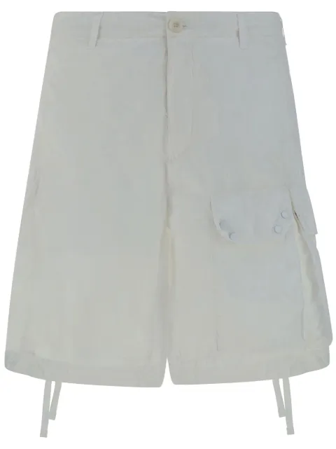 Ten C logo-appliqué bermuda shorts White 24CTCUP0217300681600