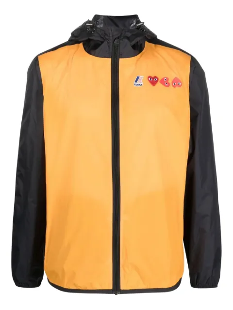 Comme Des Garçons Play x K-Way Claude hooded jacket Black AZJ505051