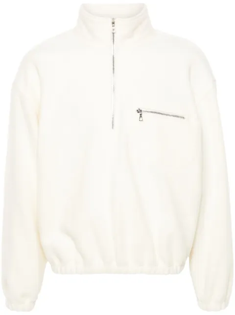 Rier high-neck fleece sweatshirt Neutrals NFL1X02