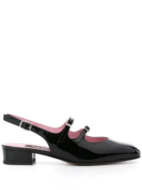 Carel Paris Peche 20mm slingback pumps Black PECHE1324
