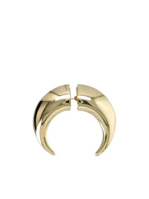 Marine Serre Regenerated Moon stud earring Gold UJW017MT50