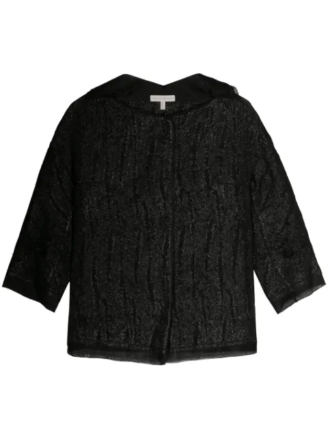 SHIATZY CHEN jacquard silk jacket Black 146036