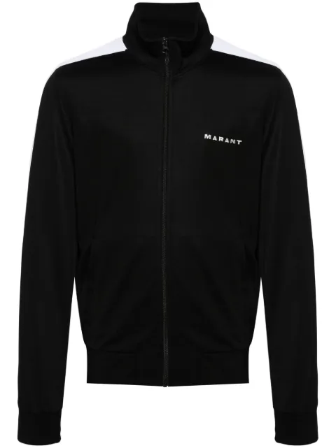 MARANT Ronny stripe-detail jacket Black SW0090HAB1M10H