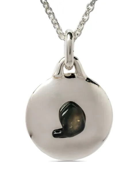 Parts of Four Disk pendant necklace Silver D83PAOPL