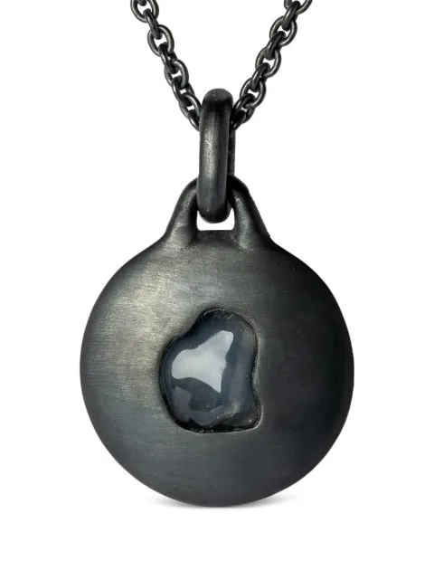 Parts of Four Disk pendant necklace Black D82KAOPL