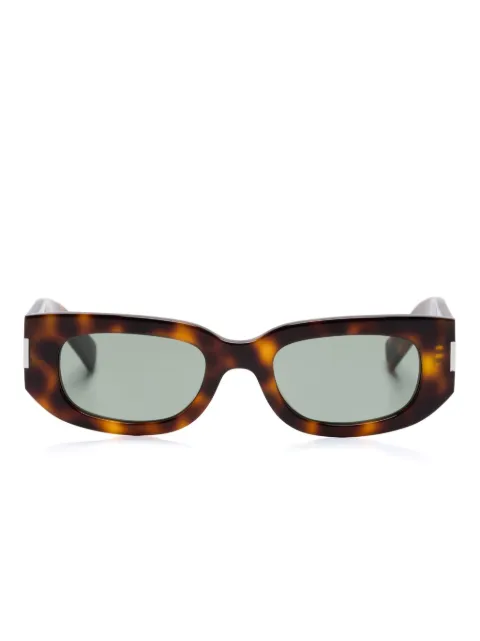 Saint Laurent Eyewear rectangle-frame sunglasses Brown SL697