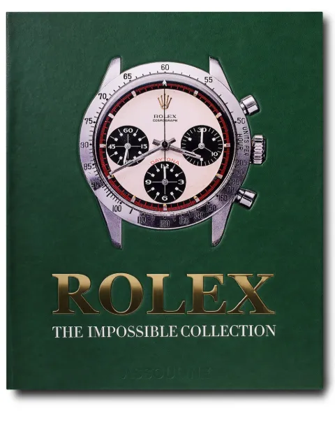 Assouline Rolex: The Impossible Collection by Fabienne Reybaud hardcover book Green 9781649802835