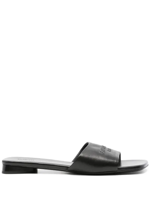 Balenciaga Duty Free leather sandals Black 787293WBCW0