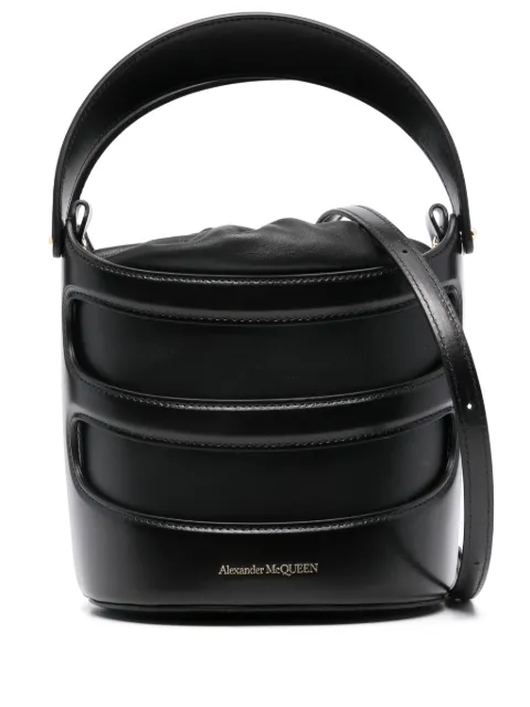 Alexander McQueen The Rise Bucket bag Black 7871261VPGI