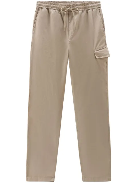 Woolrich straight-leg cargo trousers Neutrals CFWOTR0181MRUT3690