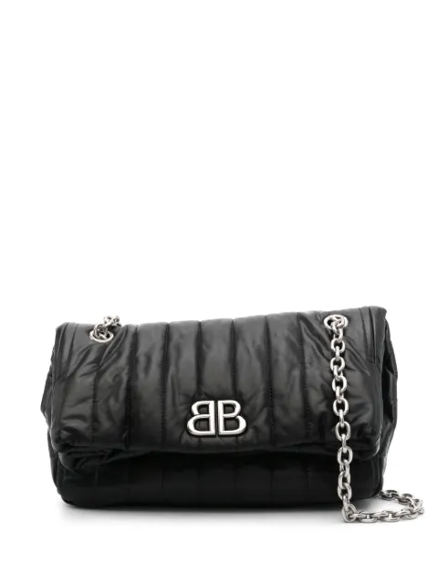 Balenciaga small Monaco shoulder bag Black 7659662AASE