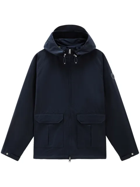 Woolrich Cruiser hooded jacket Blue CFWOOU0884MRUT3662