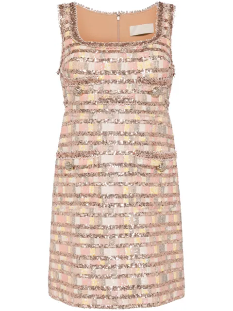 Elie Saab Camaleonte sequinned minidress Neutrals D0203NS24PA002