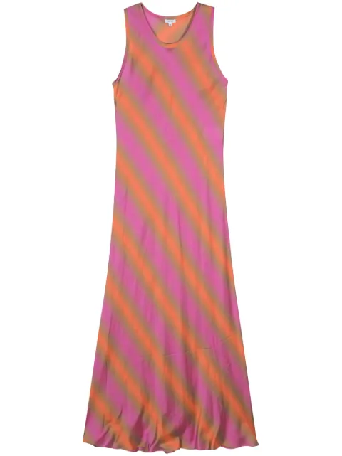 ASPESI striped slip maxi dress Pink 2915P098
