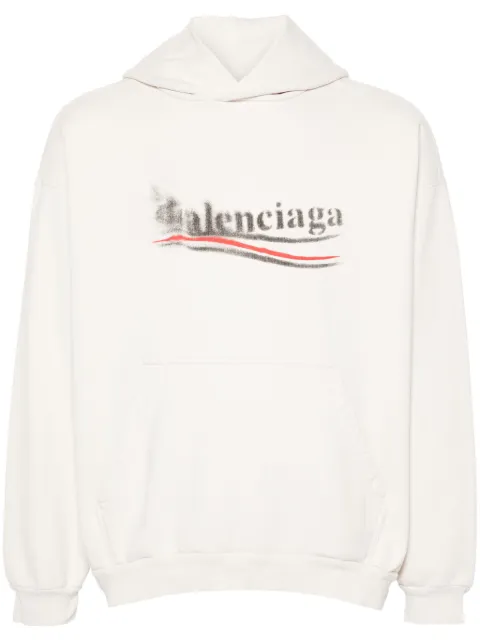 Balenciaga Political Stencil hoodie Neutrals 767877TQVI7