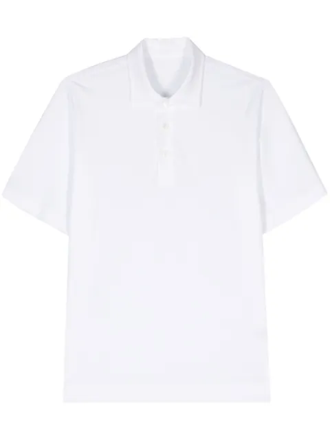 Circolo 1901 piqué-weave polo shirt White CN4287