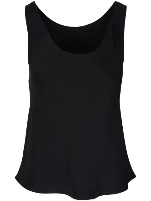 Peter Cohen scoop-neck silk vest top Black 3984FPBLACK