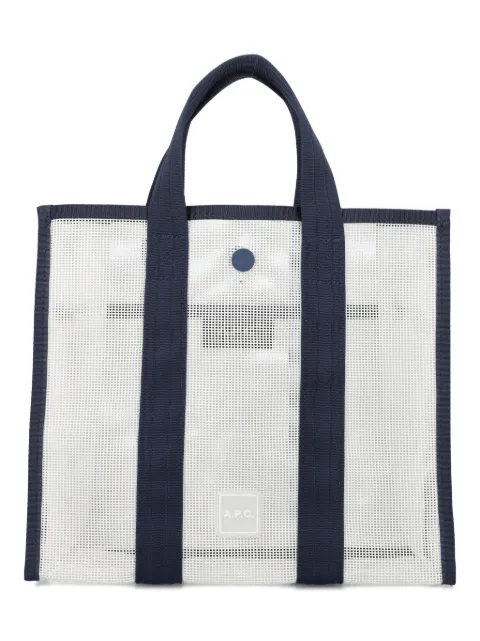 A.P.C. small Louise shopper tote bag White M61906PVAAITAD