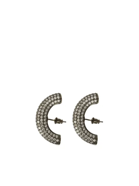 Panconesi cubic-zirconia half-hoop earrings Silver S24EA027P