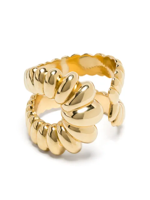 LEANDRA 18K yellow gold Spiral ring Gold RY0019L501