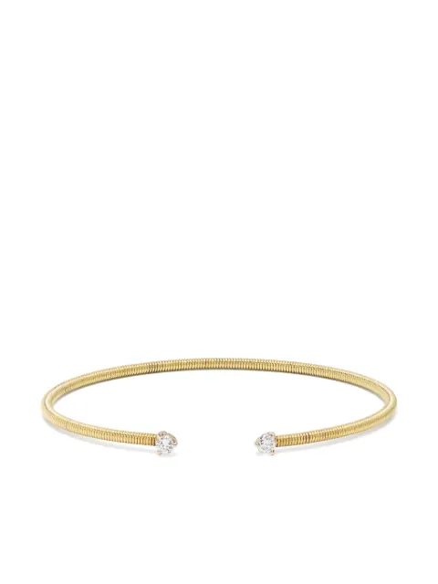 LEANDRA 18kt yellow gold Cabo diamond bracelet Gold EY0015CD401