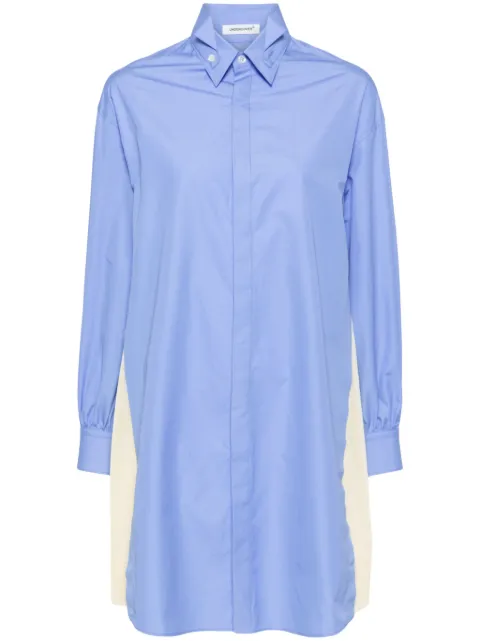 Undercover panelled cotton shirt Blue UP1D1402