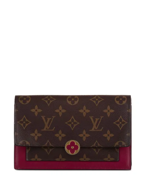 Louis Vuitton Pre-Owned 2019 Flore chain wallet Brown UQ7SR3HYK0FR0MIB
