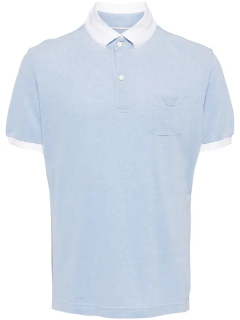 Private Stock The Midas cotton polo shirt Blue PS02ACK21C