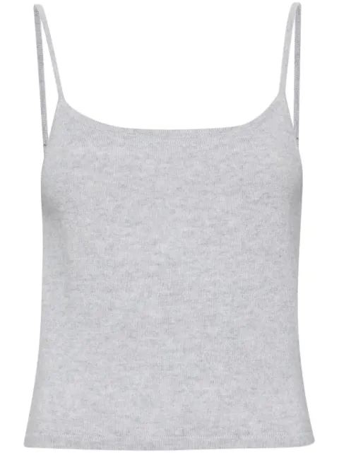 Teddy Cashmere Rapallo knitted top Grey RAPALLO