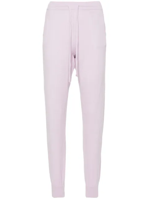 Teddy Cashmere Milano cashmere track pants Purple MILANO